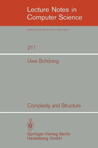 Complexity and Structure