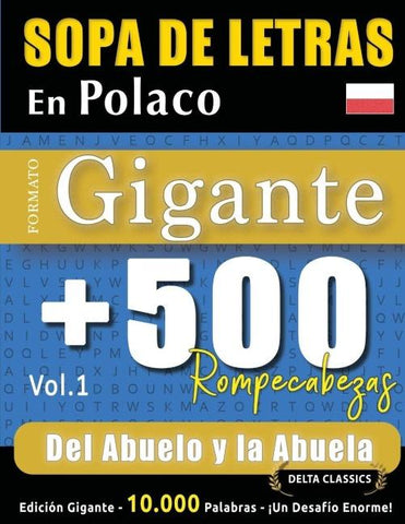SOPA DE LETRAS EN POLACO FORMATO GIGANTE