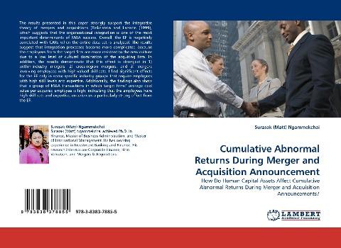 Cumulative Abnormal Returns During Merger and Acquisition Announcement