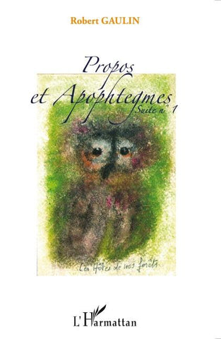Propos et apophtegmes