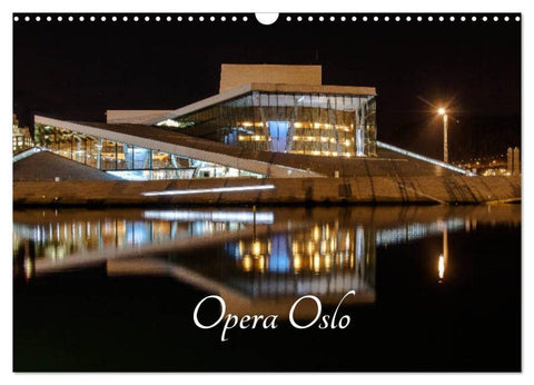 Opera Oslo (Wandkalender 2026 DIN A3 quer), CALVENDO Monatskalender