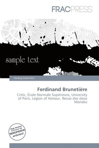 Ferdinand Brunetière