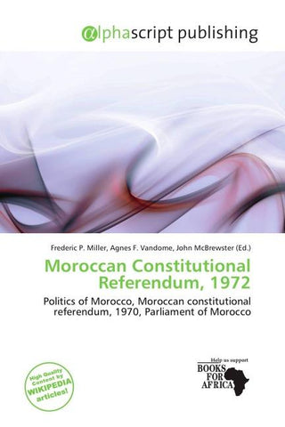 Moroccan Constitutional Referendum, 1972