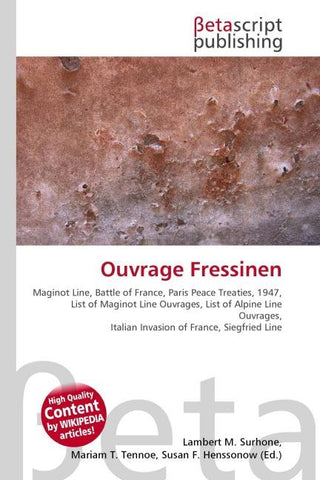 Ouvrage Fressinen