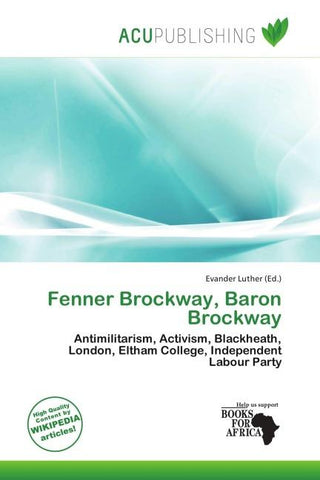 Fenner Brockway, Baron Brockway