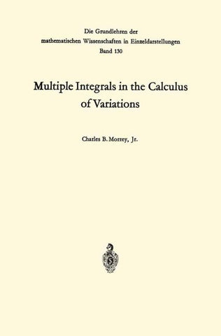 Multiple Integrals in the Calculus of Variations