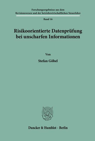 Risikoorientierte Datenprüfung bei unscharfen Informationen.