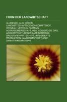 Form der Landwirtschaft