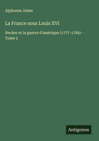 La France sous Louis XVI