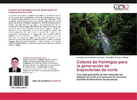 Colonia de Hormigas para la generación de trayectorias de corte