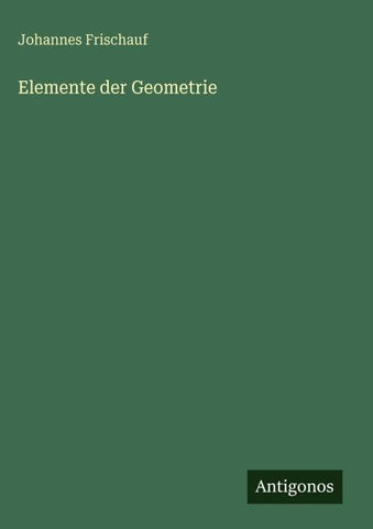 Elemente der Geometrie