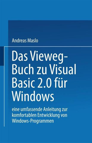Das Vieweg-Buch zu Visual Basic 2.0 für Windows