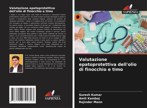 Valutazione epatoprotettiva dell'olio di finocchio e timo