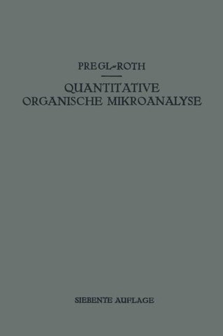 Quantitative Organische Mikroanalyse