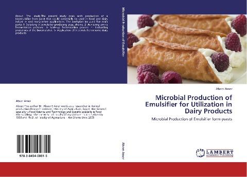 Microbial Production of Emulsifier for Utilization in Dairy Products