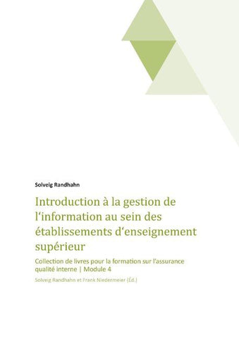 Introduction à la gestion de l'information au sein des établissements d'enseignement