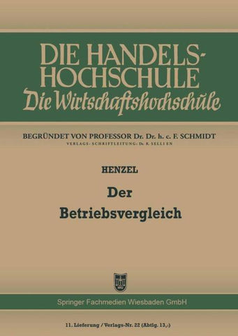 Der Betriebsvergleich