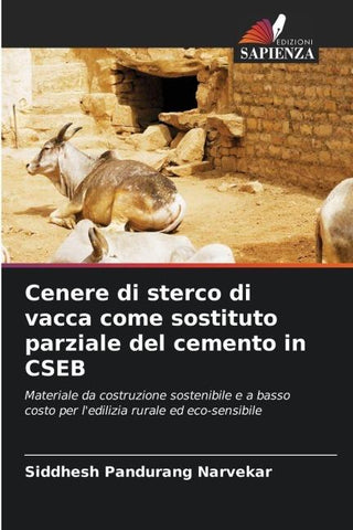 Cenere di sterco di vacca come sostituto parziale del cemento in CSEB