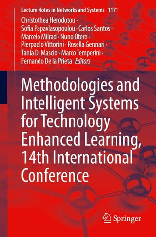 Methodologies and Intelligent Systems for Technology Enhanced Learning, 14th International Conference