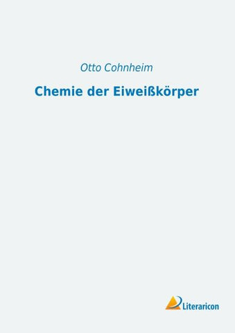 Chemie der Eiweißkörper