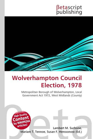 Wolverhampton Council Election, 1978