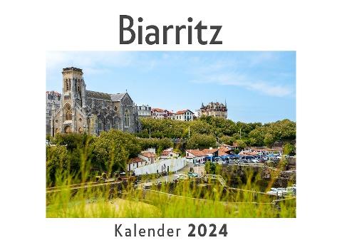 Biarritz (Wandkalender 2024, Kalender DIN A4 quer, Monatskalender im Querformat mit Kalendarium, Das perfekte Geschenk)