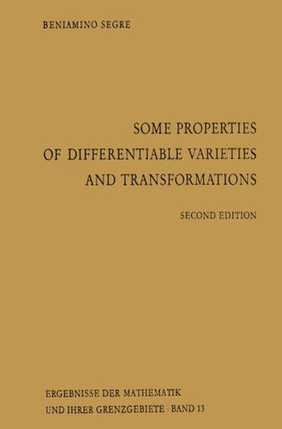 Some Properties of Differentiable Varieties and Transformations