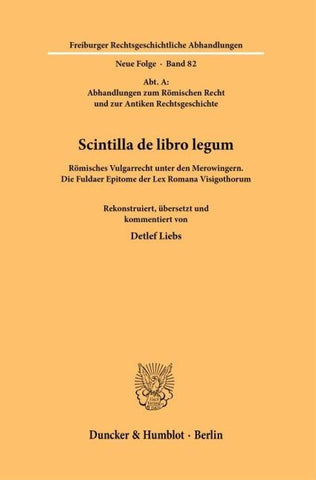 Scintilla de libro legum.