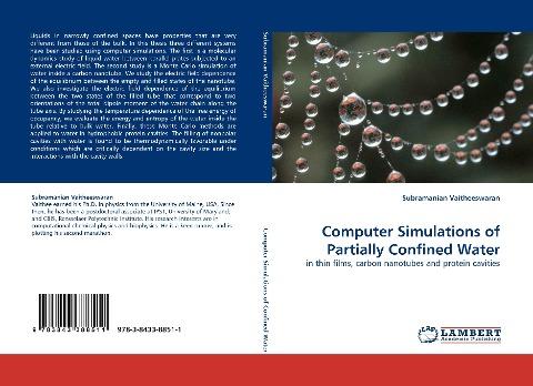 Computer Simulations of Partially Confined Water