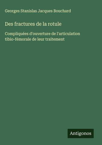 Des fractures de la rotule