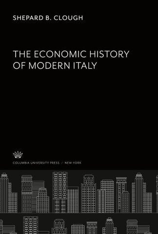 The Economic History of Modern Italy