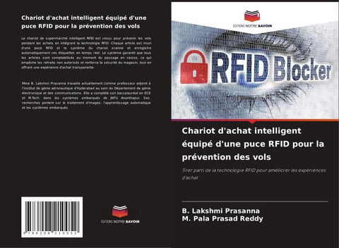 Chariot d'achat intelligent équipé d'une puce RFID pour la prévention des vols