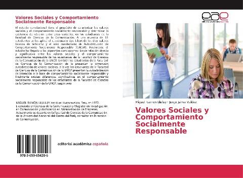 Valores Sociales y Comportamiento Socialmente Responsable
