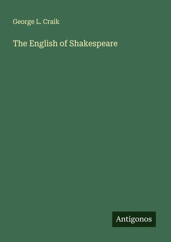 The English of Shakespeare
