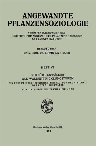 Rotföhrenwälder als Waldentwicklungstypen