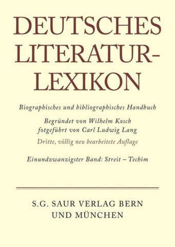 Deutsches Literatur-Lexikon / Streit - Techim