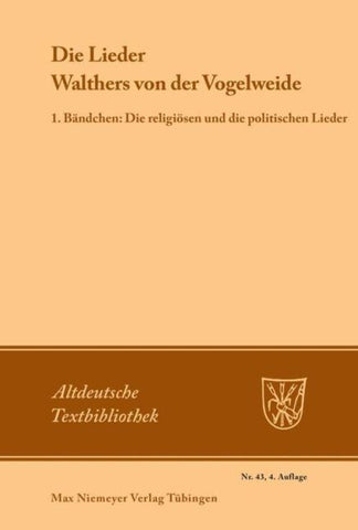 Die Lieder Walthers von der Vogelweide