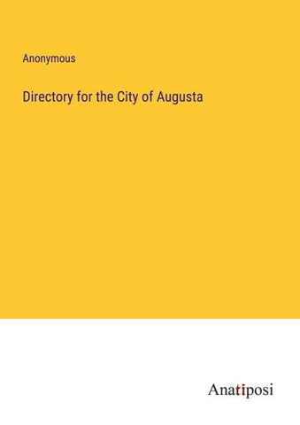 Directory for the City of Augusta