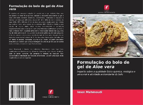 Formulação do bolo de gel de Aloe vera
