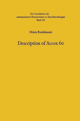 Handbook for Automatic Computation