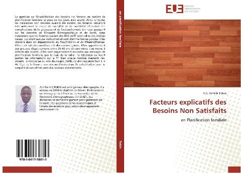 Facteurs explicatifs des Besoins Non Satisfaits