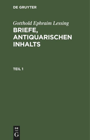 Briefe, antiquarischen Inhalts. Teil 1