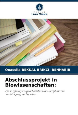 Abschlussprojekt in Biowissenschaften: