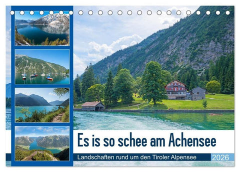 Es is so schee am Achensee 2026 (Tischkalender 2026 DIN A5 quer), CALVENDO Monatskalender