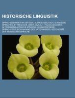 Historische Linguistik