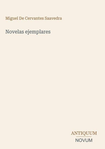 Novelas ejemplares