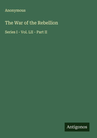 The War of the Rebellion
