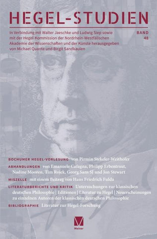 Hegel-Studien Band 48