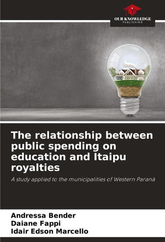 The relationship between public spending on education and Itaipu royalties