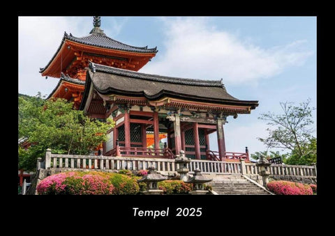 Tempel  2025 Fotokalender DIN A3